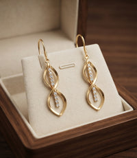 Sunbeam Spiral Earrings
