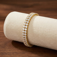 Double Row Tennis Bracelet