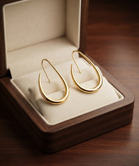 Antique Gold Hoop Earrings