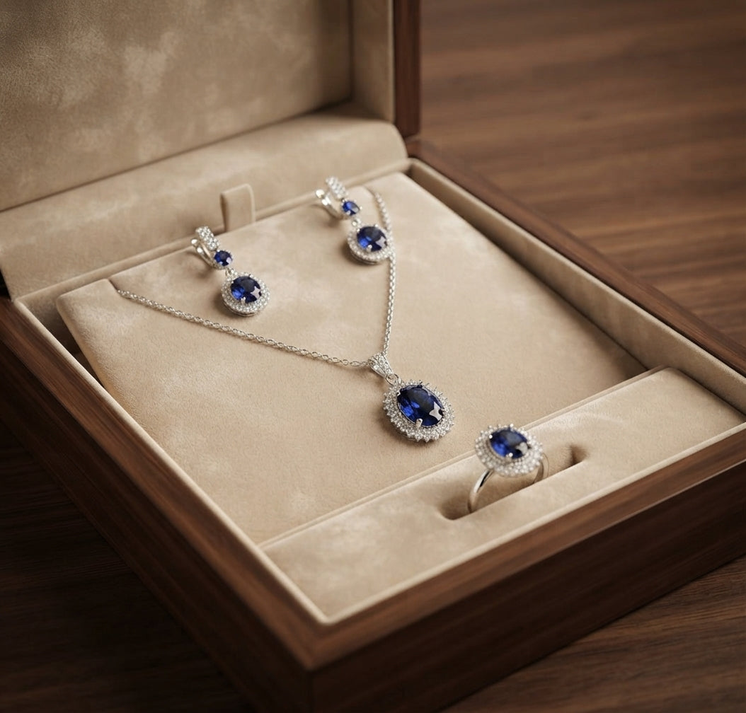 Aurielle Solwyn Blue Set