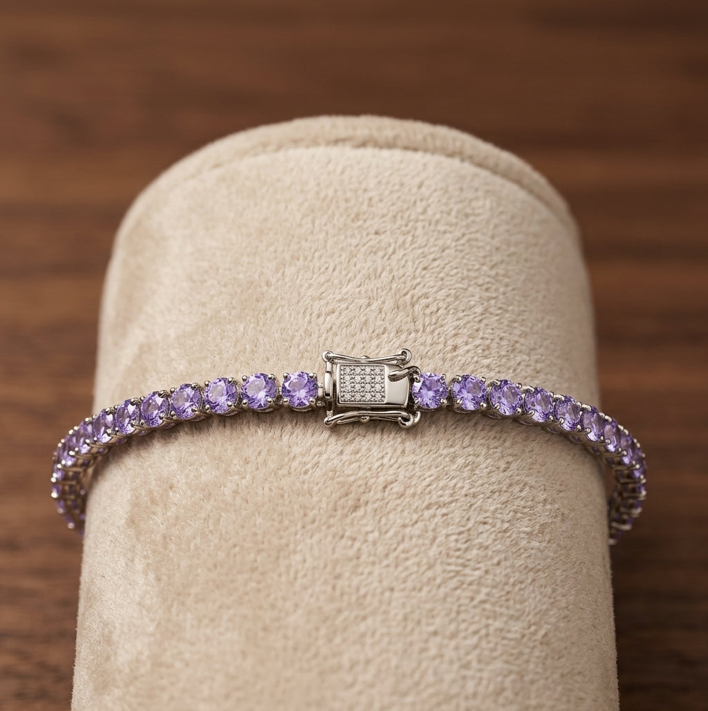 Amethyst Tennis Bracelet