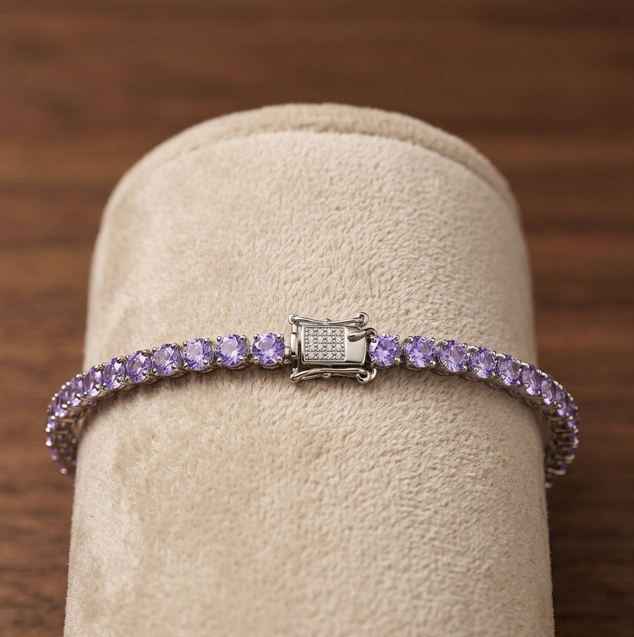Amethyst Tennis Bracelet