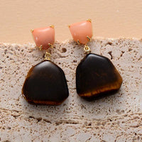 Modern Geometry Drop Earrings