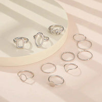 Pack 11 Vintage Silver Rings