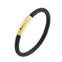 Valor Braided Leather Bracelet
