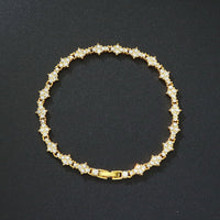 Classic Cluster Tennis Bracelet