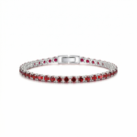 Ruby Tennis Bracelet
