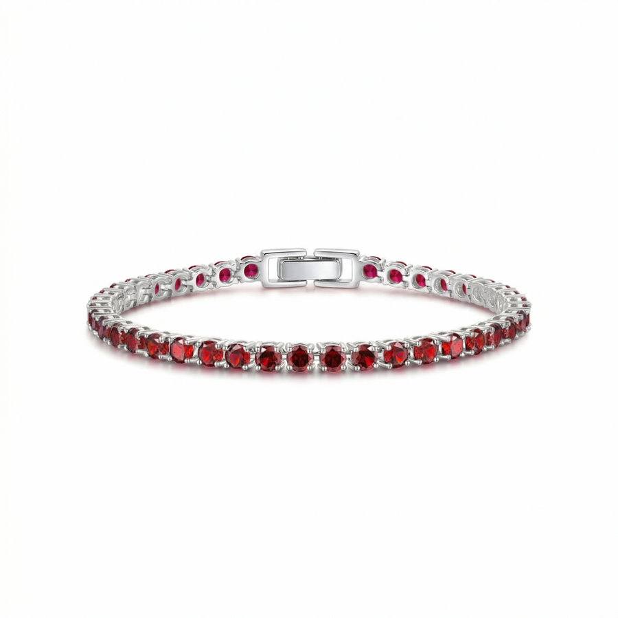 Ruby Tennis Bracelet