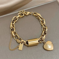 Chunky Heart Bracelet