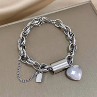 Chunky Heart Bracelet
