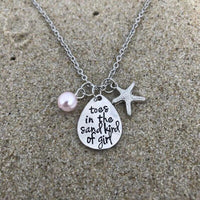 Toes In The Sand Necklace in Silver