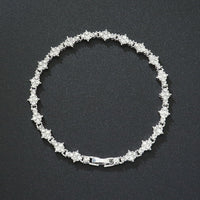 Classic Cluster Tennis Bracelet